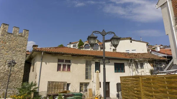 Architekturdetails aus der Stadt Ohrid im Norden Mazedoniens — Stockfoto