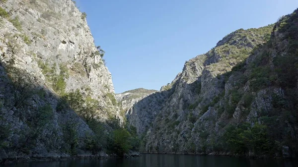 Färgglada matka canyon i norra makedonien — Stockfoto