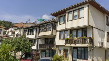 Kuzey Macaristan 'daki Ohrid kasabasından mimari ayrıntılar