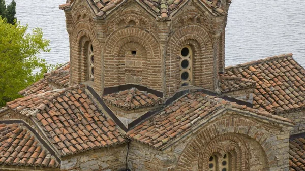 Iglesia Sv Jovan Kaneo en el lago Ohrid — Foto de Stock