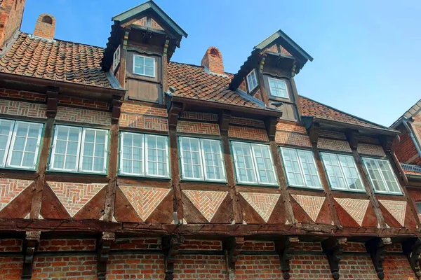 Casas antiguas tradicionales en lueneburg —  Fotos de Stock