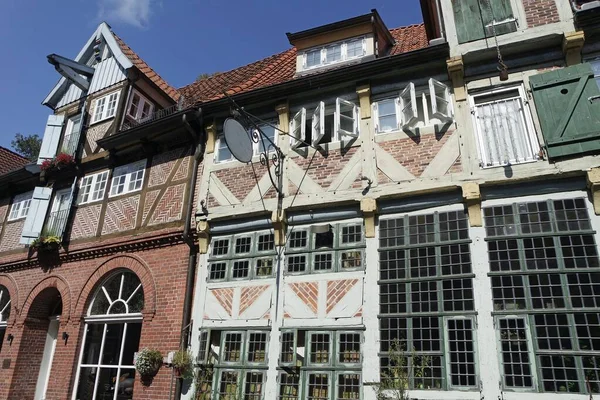 Casas antiguas tradicionales en lueneburg —  Fotos de Stock