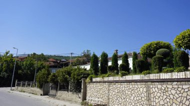 Skopje yakınlarında tipik bir Macar köyü.