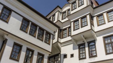 Kuzey Macaristan 'daki Ohrid kasabasından mimari ayrıntılar