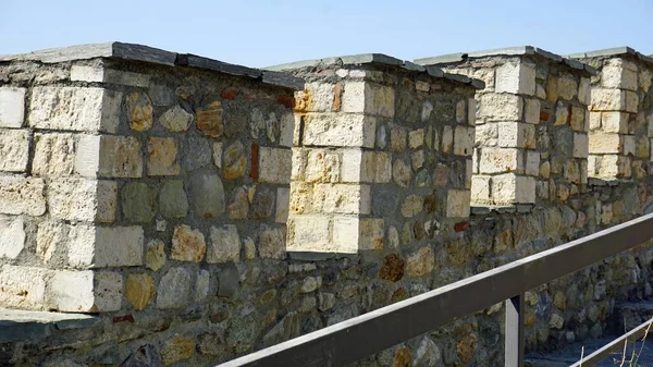 Вид на скоп'є з фортеці — стокове фото