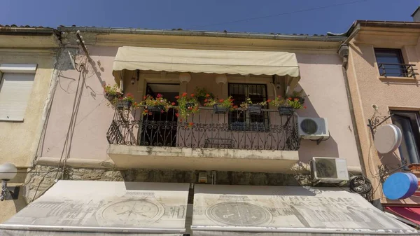 Architekturdetails aus der Stadt Ohrid im Norden Mazedoniens — Stockfoto