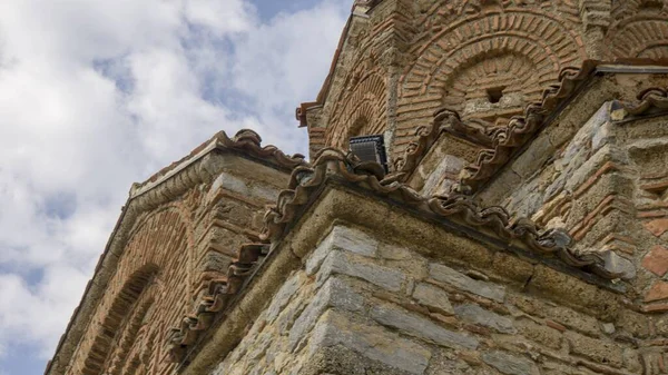 Sv Jovan Kaneo kyrka vid Ohrid sjön — Stockfoto