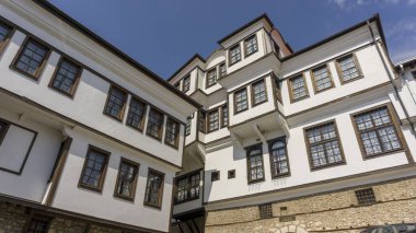 Kuzey Macaristan 'daki Ohrid kasabasından mimari ayrıntılar