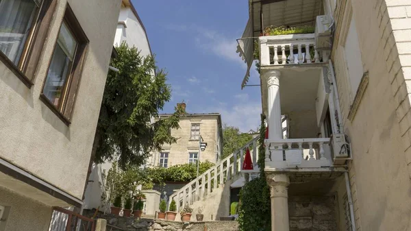 Architekturdetails aus der Stadt Ohrid im Norden Mazedoniens — Stockfoto