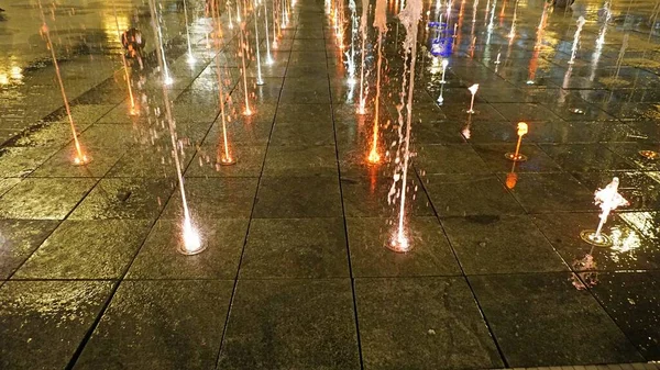 Fuentes de agua de skopje —  Fotos de Stock