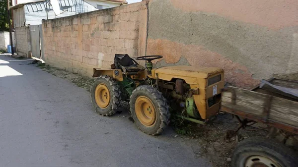 Agricultura em pequena aldeia perto de Skopje — Fotografia de Stock