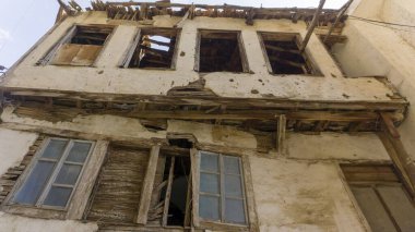 Kuzey Macaristan 'daki Ohrid kasabasından mimari ayrıntılar