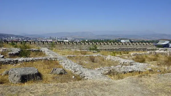 Velha fortaleza de skopje na macedônia — Fotografia de Stock