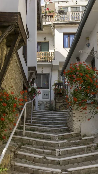 Architekturdetails aus der Stadt Ohrid im Norden Mazedoniens — Stockfoto