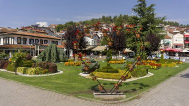 Ohri, Makedonya; Eylül 2019: Renkli Şehir Merkezi