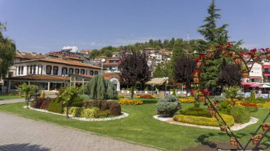 Ohri, Makedonya; Eylül 2019: Renkli Şehir Merkezi