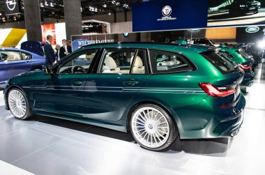 Frankfurt, Almanya, Eylül 09-2019: Bmw Alpina B3 Allroad I aa 2019