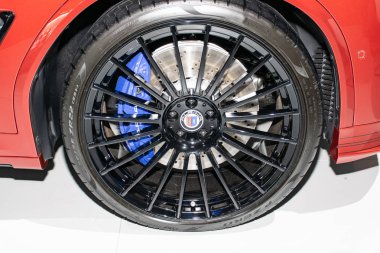 Frankfurt, Almanya - 09 Eylül 2019: Bmw Alpina Xd4 Iaa 2019 'da sergilendi