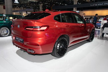 Frankfurt, Almanya - 09 Eylül 2019: Bmw Alpina Xd4 Iaa 2019 'da sergilendi