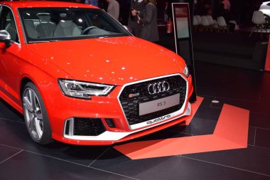 Frankfurt, Almanya, Eylül 09-2019: Audi Rs3 quattro Iaa 2019