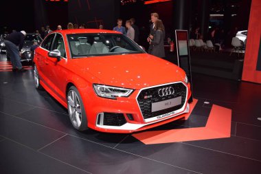 Frankfurt, Almanya, Eylül 09-2019: Audi Rs3 quattro Iaa 2019
