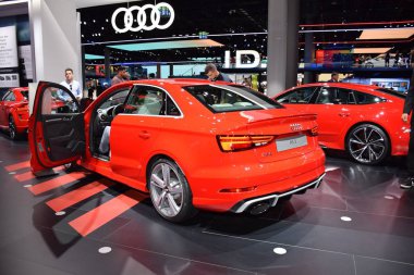 Frankfurt, Almanya, Eylül 09-2019: Audi Rs3 quattro Iaa 2019