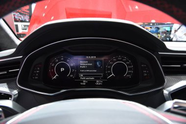 Frankfurt, Almanya, Eylül 09-2019: Audi S6 Iaa 2019