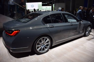 Frankfurt, Almanya, Eylül 09-2019: Bmw The745e Iaa 2019
