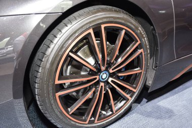 Frankfurt, Almanya, 10 Eylül 2019: Bmw i8 Coupe Iaa 2019