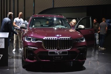 Frankfurt, Almanya, 11 Eylül 2019: Bmw X7 Iaa 2019