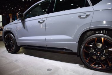 Frankfurt, Almanya, 10 Eylül 2019: Cupra Ateca Özel Sürüm Iaa 2019