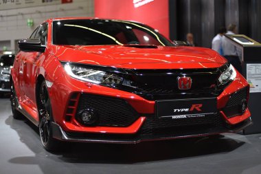 Frankfurt, Almanya, Eylül 09-2019: Honda Civic Type-R Iaa 2019