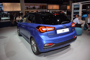 Frankfurt, Almanya, 10 Eylül 2019: Hyundai i20 Iaa 2019