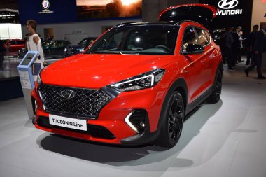 Frankfurt, Almanya, 10 Eylül 2019: Hyundai Tucson N Hattı Iaa 2019