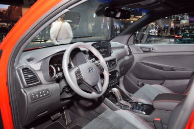 Frankfurt, Almanya, 10 Eylül 2019: Hyundai Tucson N Hattı Iaa 2019