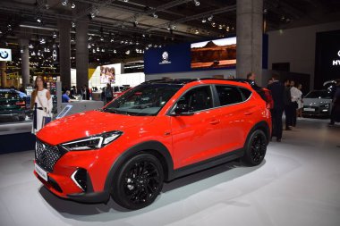 Frankfurt, Almanya, 10 Eylül 2019: Hyundai Tucson N Hattı Iaa 2019