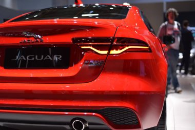 Frankfurt, Almanya, 11 Eylül 2019: Jaguar Xe R-Dynamic P300 Awd Hse 2019