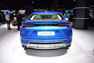 Frankfurt, Almanya, Eylül 09-2019: Lamborghini Urus Iaa 2019