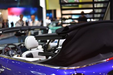 Frankfurt, Almanya, 11 Eylül 2019: Mini Cooper Cabrio Iaa 2019