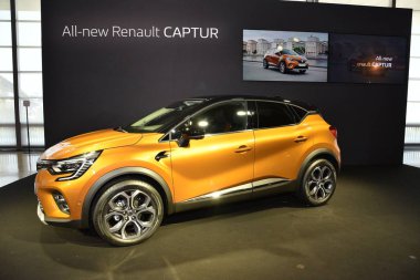 Frankfurt, Almanya, 10 Eylül 2019: Renault Captur Iaa 2019