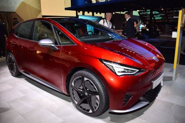 Frankfurt, Almanya, 10 Eylül 2019: Koltuk el doğumlu Iaa 2019