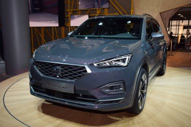 Frankfurt, Almanya, 10 Eylül 2019: Koltuk Tarraco Fre Iaa 2019