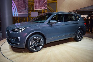 Frankfurt, Almanya, 10 Eylül 2019: Koltuk Tarraco Fre Iaa 2019