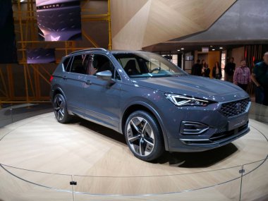 Frankfurt, Almanya, 10 Eylül 2019: Koltuk Tarraco Fre Iaa 2019