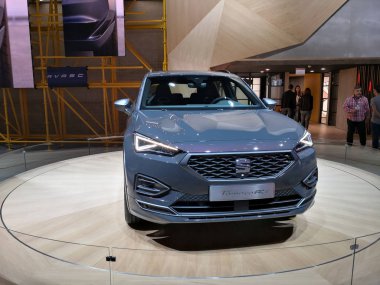 Frankfurt, Almanya, 10 Eylül 2019: Koltuk Tarraco Fre Iaa 2019