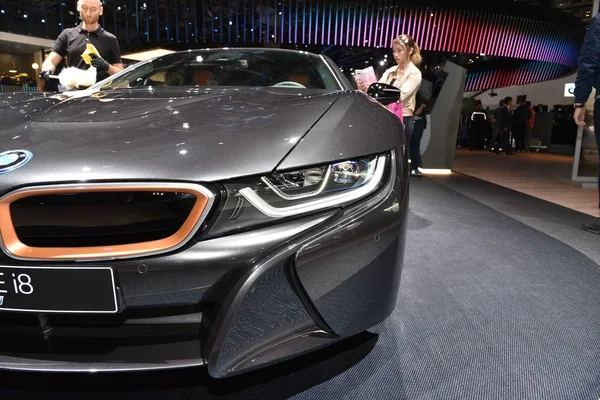 Frankfurt, Alemanha, setembro 10-2019: BMW O i8 Coupe IAA 2019 — Fotografia de Stock