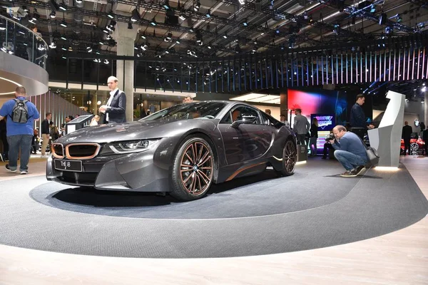 Frankfurt, Alemanha, setembro 10-2019: BMW O i8 Coupe IAA 2019 — Fotografia de Stock