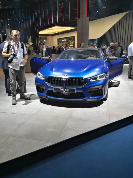 Frankfurt, Germany, September 10-2019: BMW The M8 Competition IAA 2019 — Stock Photo, Image