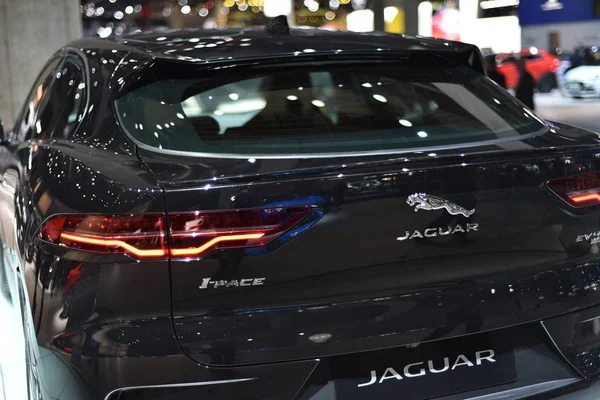 Frankfurt nad Menem, Niemcy, 11-2019: Jaguar I-Pace Ev400 Awd Iaa 2019 — Zdjęcie stockowe