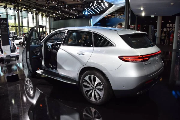 Frankfurt, Deutschland, september 10-2019: mercedes eqc 400 iaa 2019 — Stockfoto